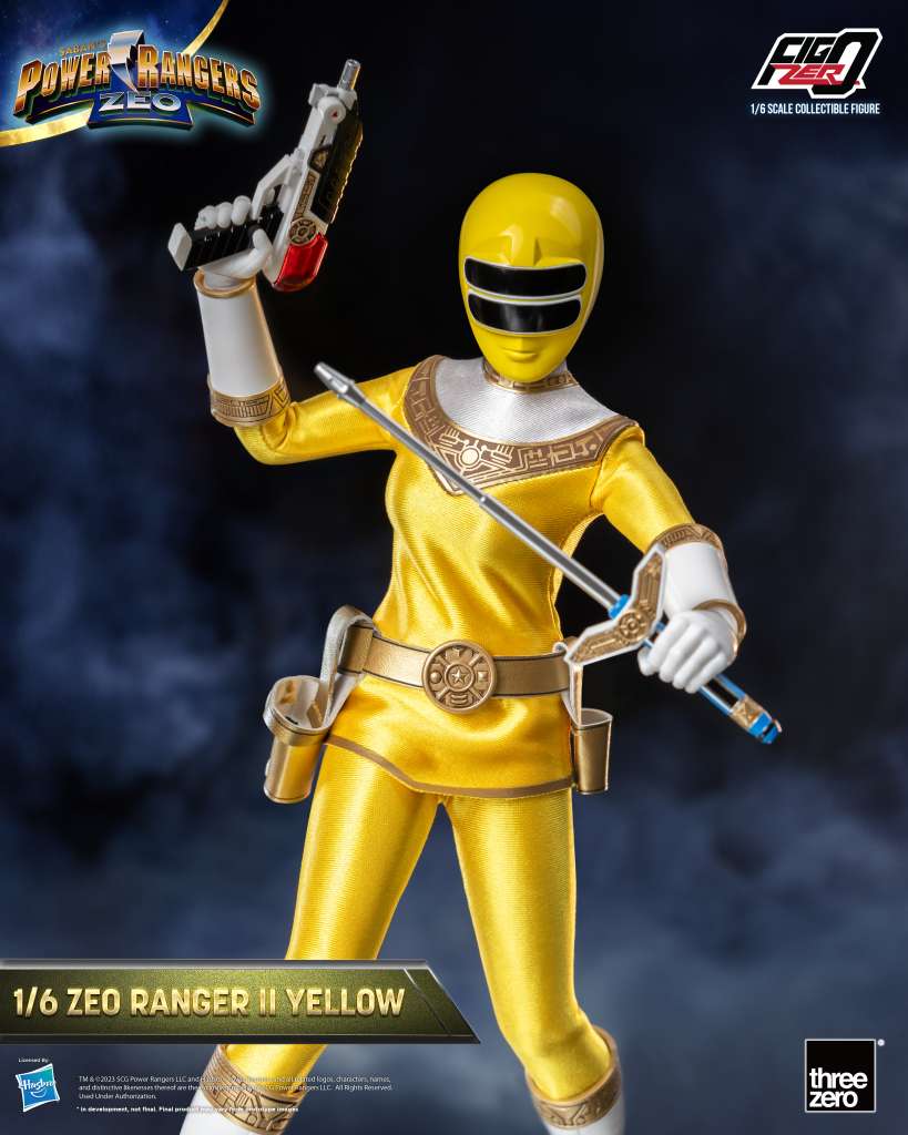 Power Rangers Figure Zeo Ranger II Gelb 1/6 Actionfigur Threezero