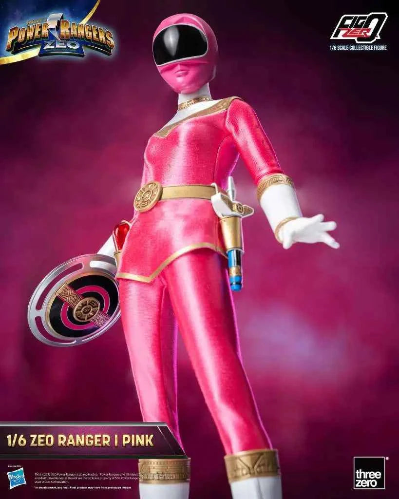 threezero FigZero Power Rangers Zeo: Zeo Ranger I Pink – 1/6 Sammlerfigur (30 cm) - Actionfigurenwelt - Actionfigur Sammlerstück