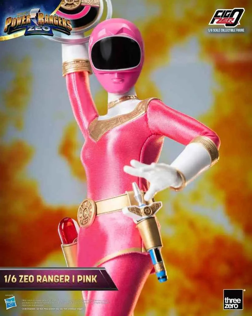 threezero FigZero Power Rangers Zeo: Zeo Ranger I Pink – 1/6 Sammlerfigur (30 cm) - Actionfigurenwelt - Actionfigur Sammlerstück