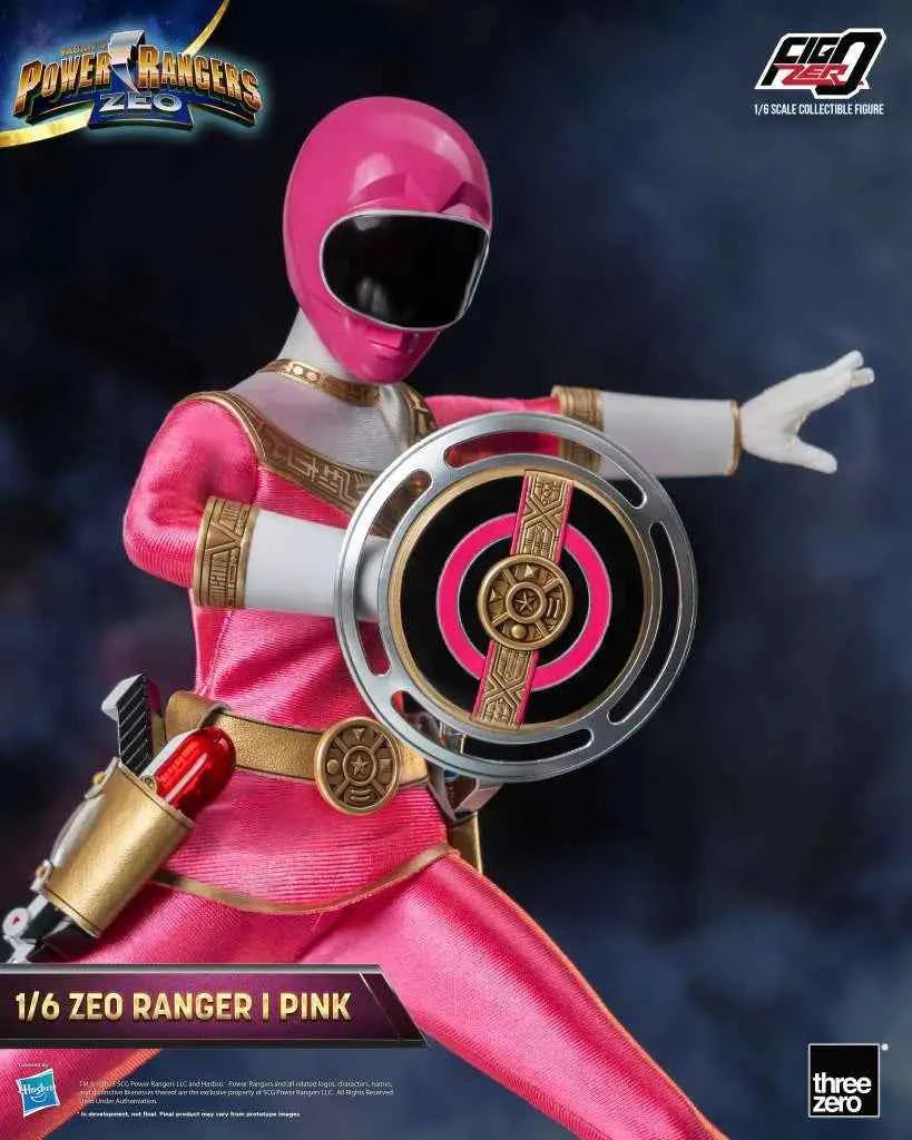 threezero FigZero Power Rangers Zeo: Zeo Ranger I Pink – 1/6 Sammlerfigur (30 cm) - Actionfigurenwelt - Actionfigur Sammlerstück