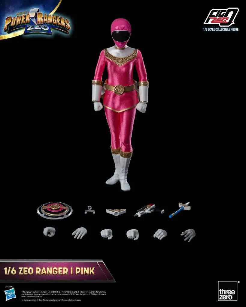 threezero FigZero Power Rangers Zeo: Zeo Ranger I Pink – 1/6 Sammlerfigur (30 cm) - Actionfigurenwelt - Actionfigur Sammlerstück