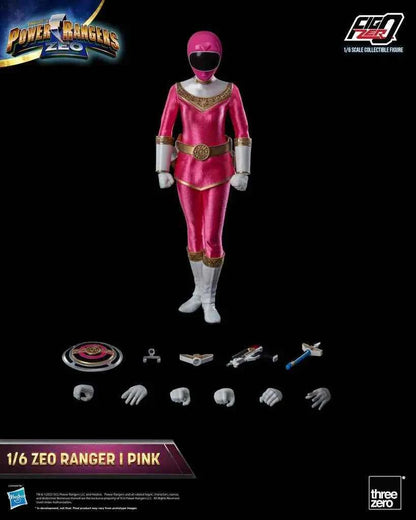 threezero FigZero Power Rangers Zeo: Zeo Ranger I Pink – 1/6 Sammlerfigur (30 cm) - Actionfigurenwelt - Actionfigur Sammlerstück