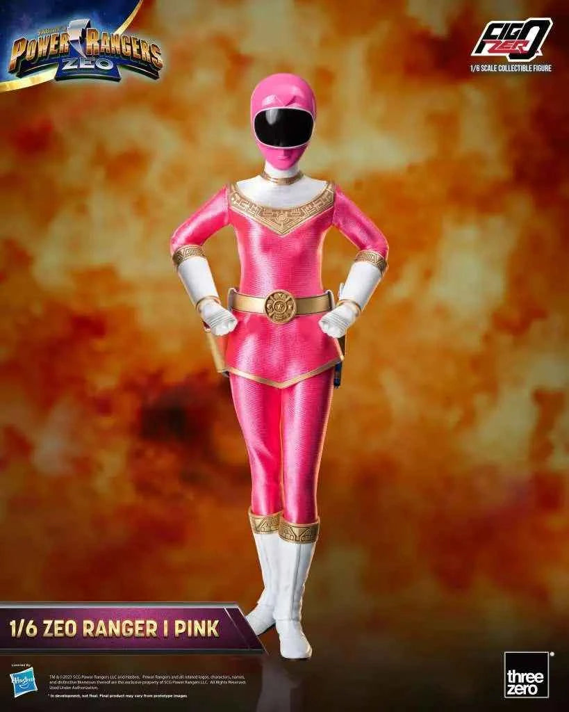 threezero FigZero Power Rangers Zeo: Zeo Ranger I Pink – 1/6 Sammlerfigur (30 cm) - Actionfigurenwelt - Actionfigur Sammlerstück