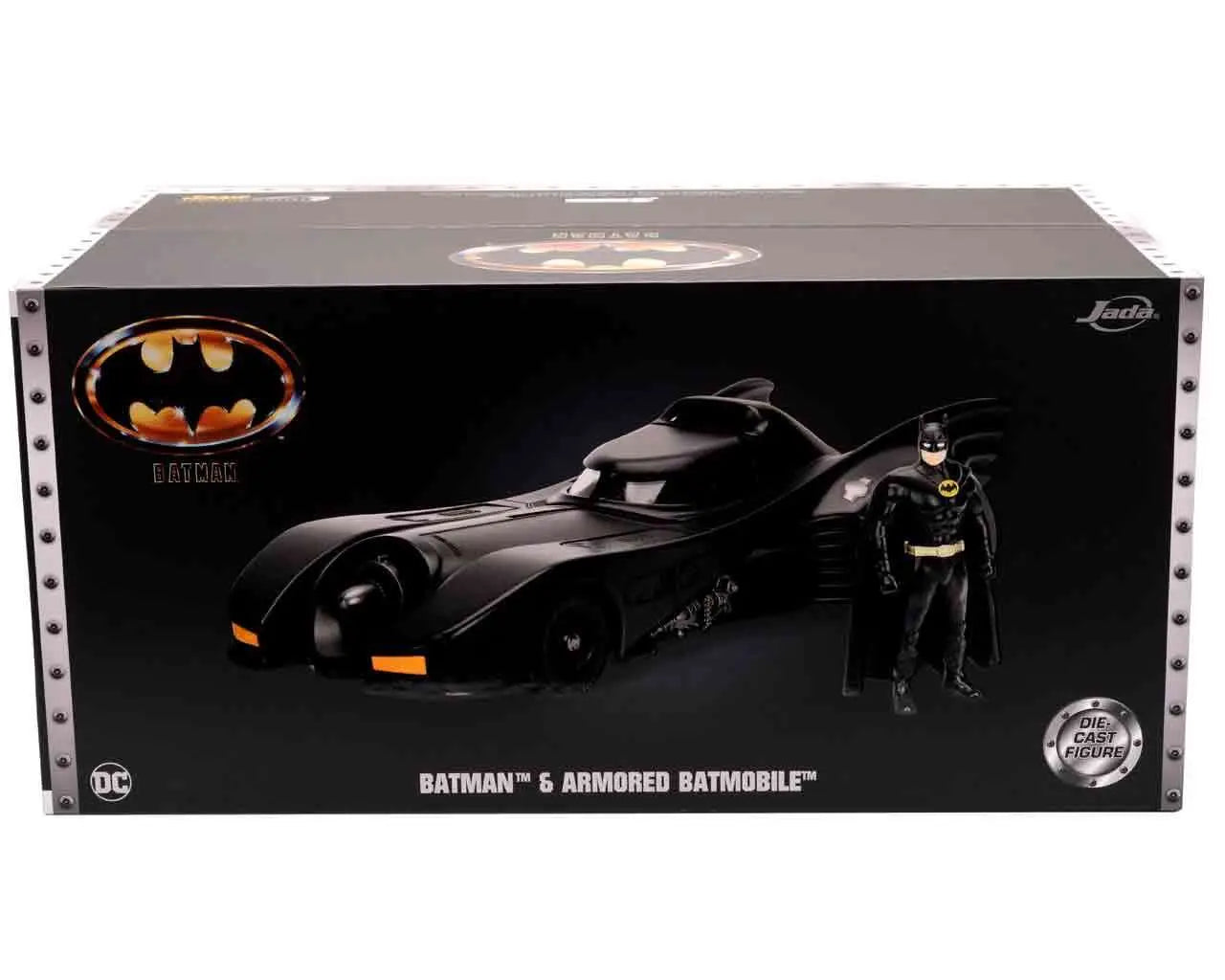 Batman 1989 – Batmobil & Batman Figur – Gepanzert (Shields) Limited Edition 1:24 – Jada Toys