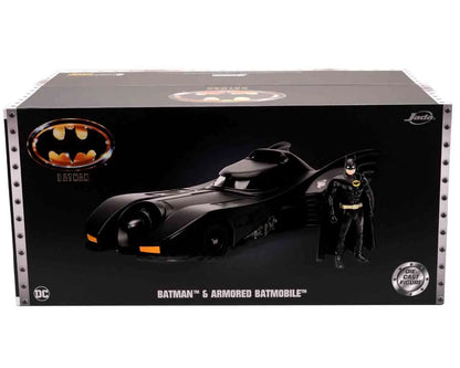 Batman 1989 – Batmobil & Batman Figur – Gepanzert (Shields) Limited Edition 1:24 – Jada Toys