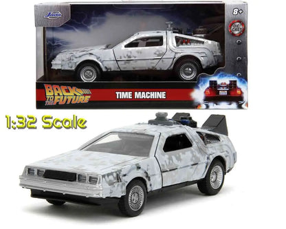 Zurück in die Zukunft – DeLorean Time Machine Frost Effect 1:32 Die-Cast Modell – Jada Toys