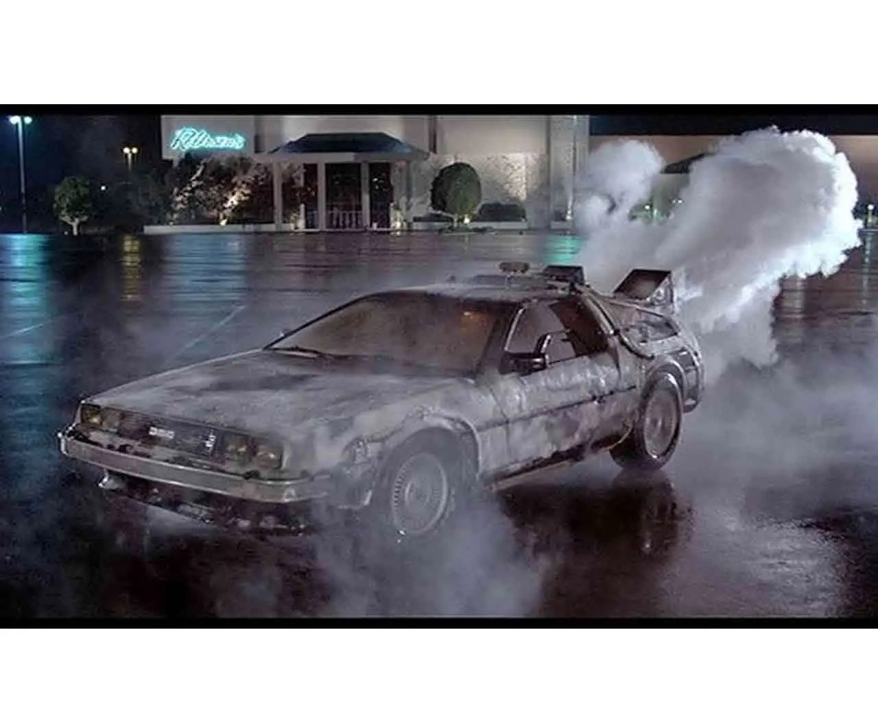 Zurück in die Zukunft – DeLorean Time Machine Frost Effect 1:32 Die-Cast Modell – Jada Toys