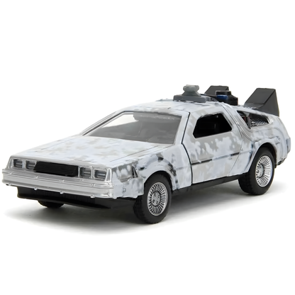 Zurück in die Zukunft – DeLorean Time Machine Frost Effect 1:32 Die-Cast Modell – Jada Toys