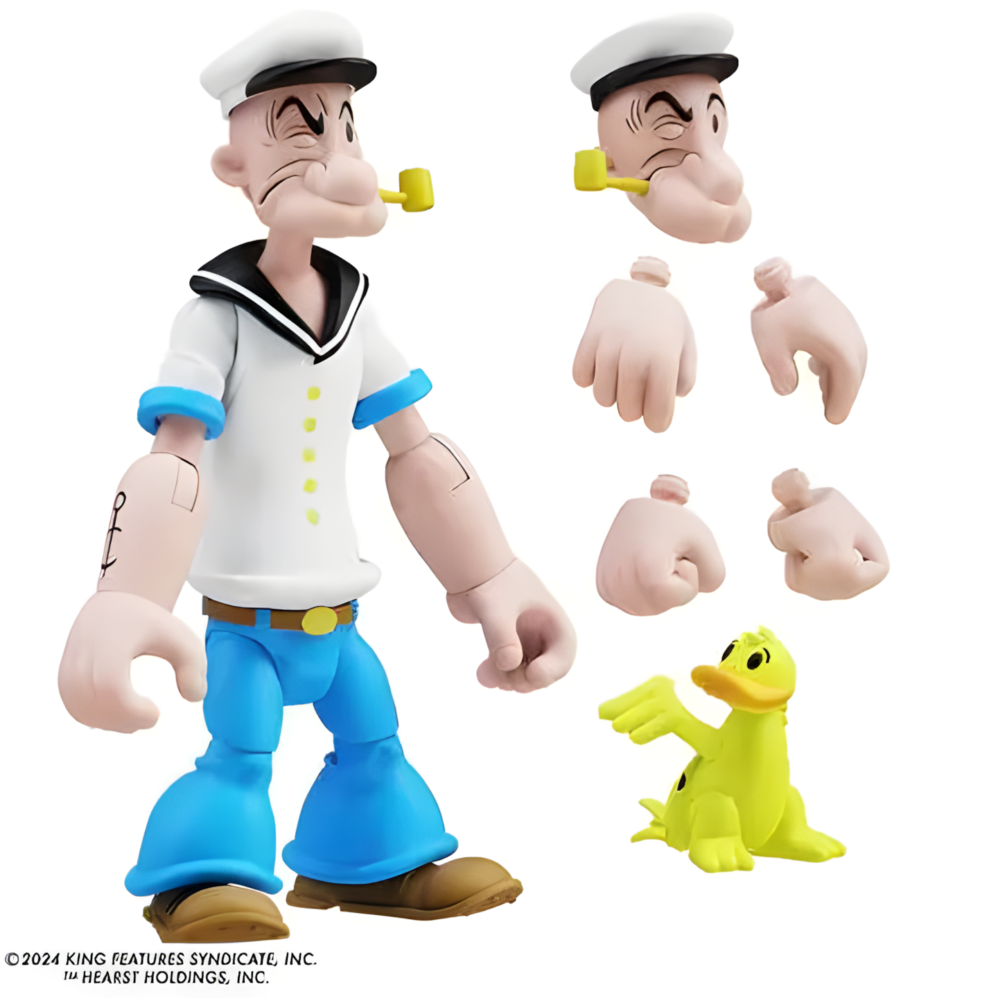 Boss Fight Studio Popeye Classics Wave 3: Popeye (1. Auftritt / Weißes Hemd) Actionfigur