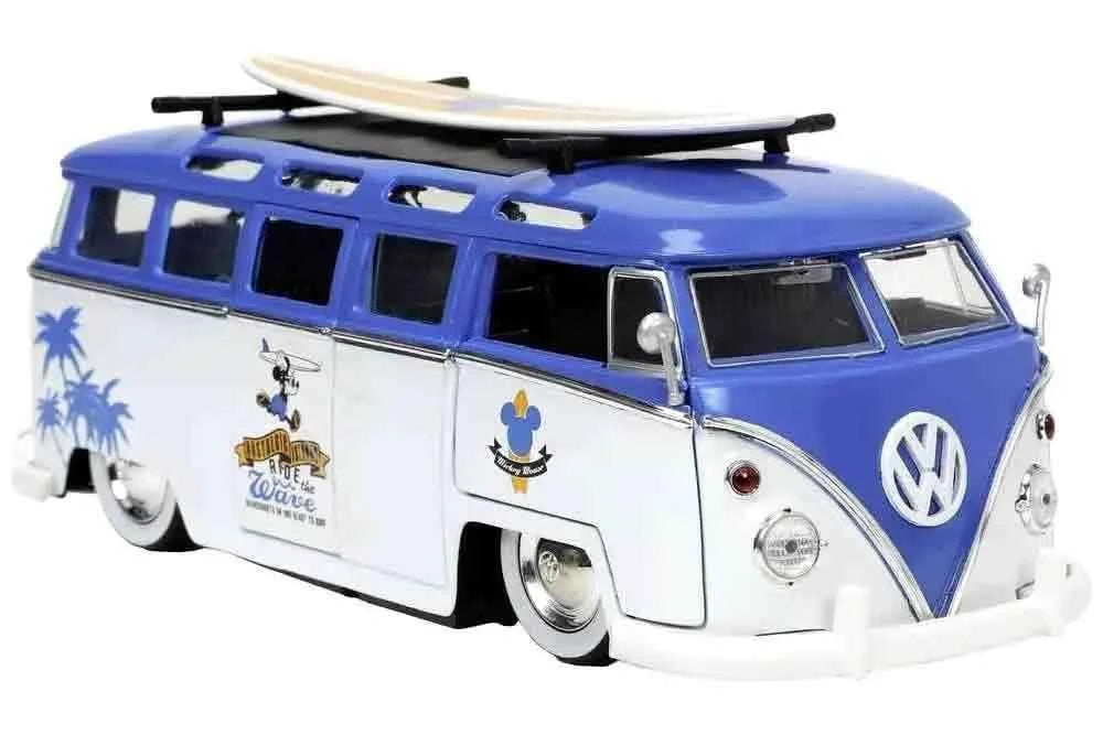 Jada Toys Disney Mickey Mouse & 1967 Volkswagen T1 Bus – 1:24 Die-Cast Sammlerset