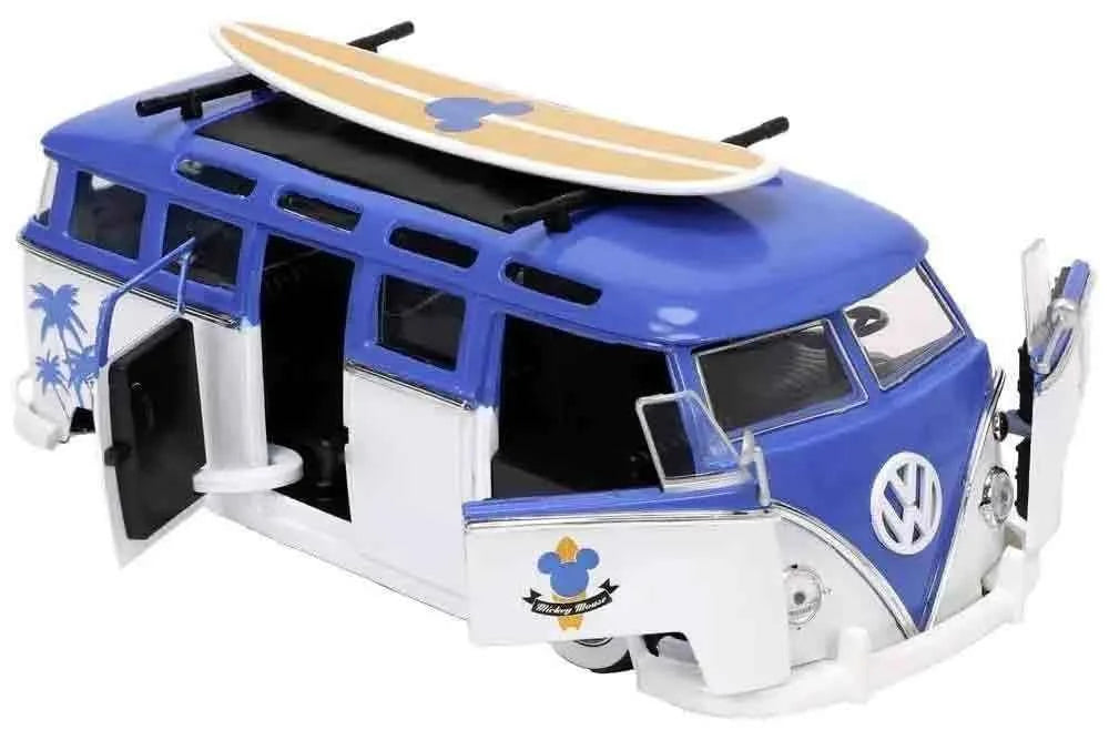 Jada Toys Disney Mickey Mouse & 1967 Volkswagen T1 Bus – 1:24 Die-Cast Sammlerset