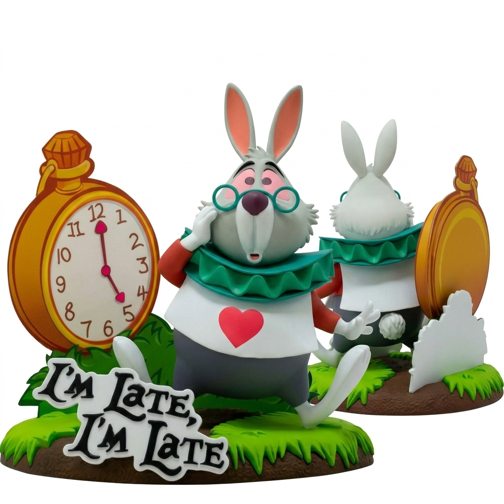 ABYstyle Studio SFC: Disney Alice im Wunderland – Weißes Kaninchen 1/10 Statue (10 cm)