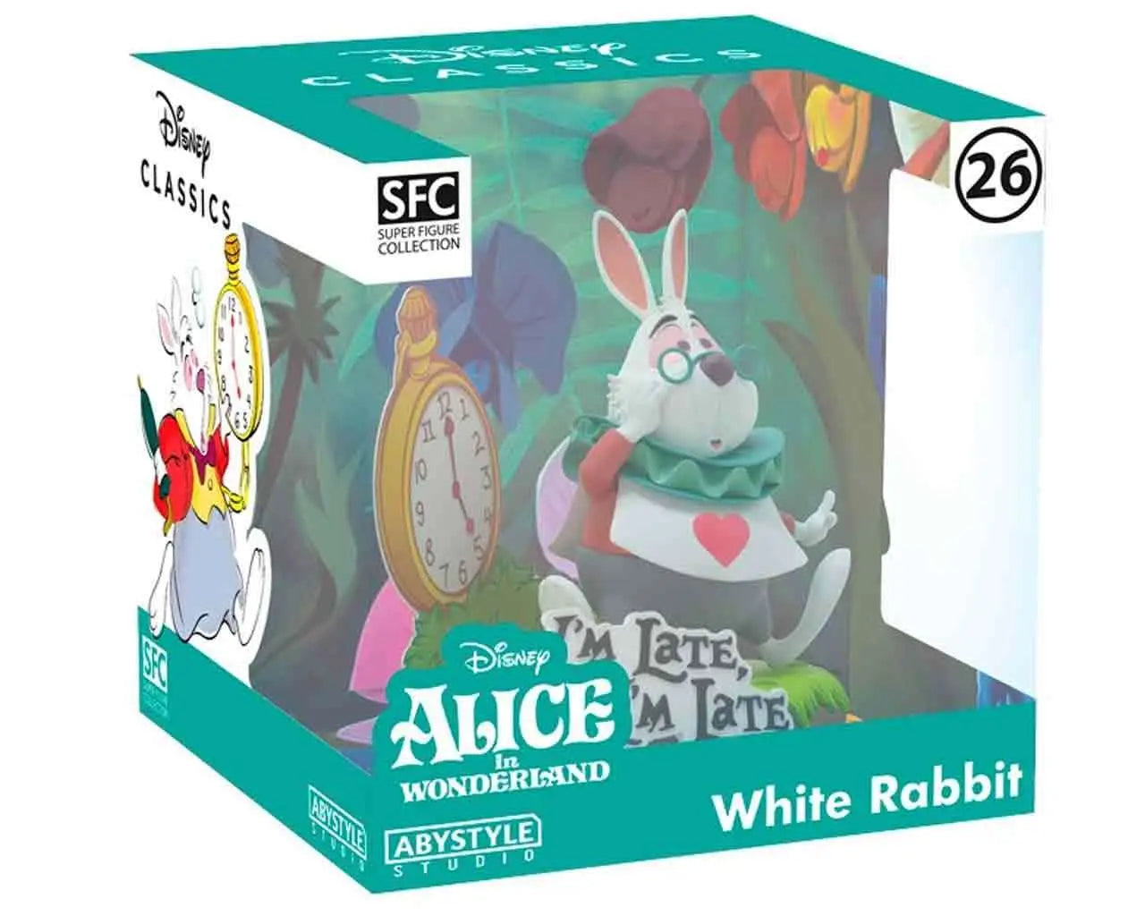 ABYstyle Studio SFC: Disney Alice im Wunderland – Weißes Kaninchen 1/10 Statue (10 cm)
