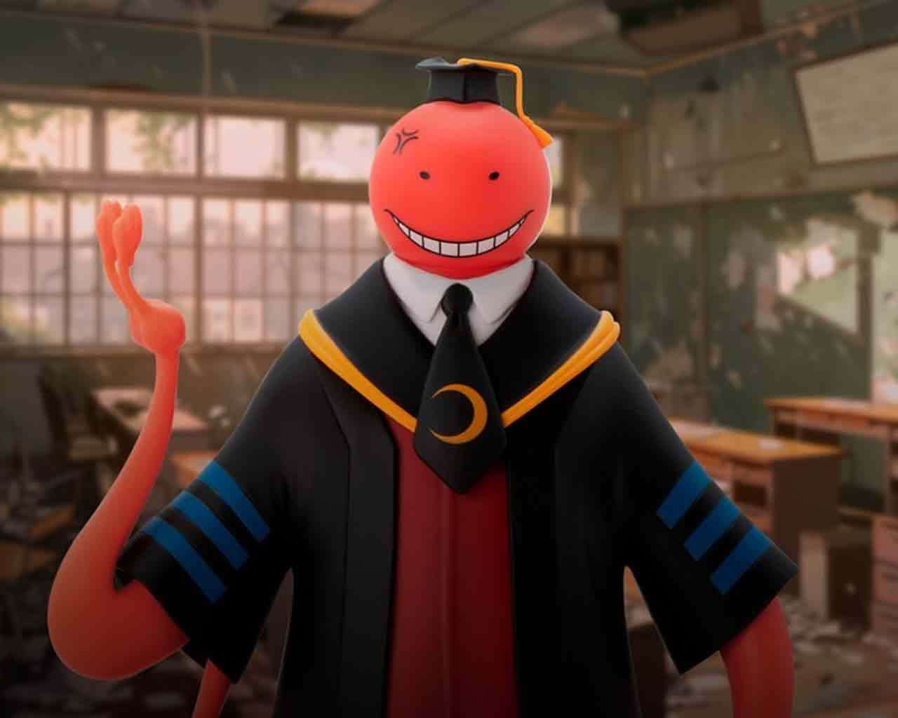 Assassination Classroom - Koro Sensei Red - Super Figure Collection - 1:10 Statue