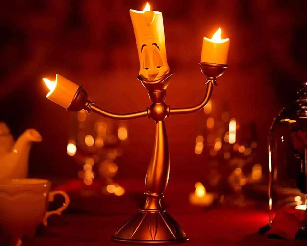 Disney Die Schöne und das Biest: Lumière LED-Schreibtischlampe (31 cm)