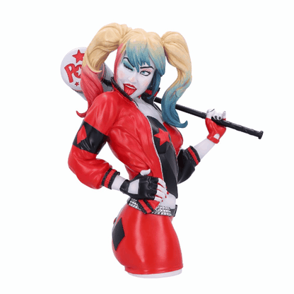 Nemesis Now DC Comics: Harley Quinn Sammlerbüste (30 cm) – Maid of Mischief