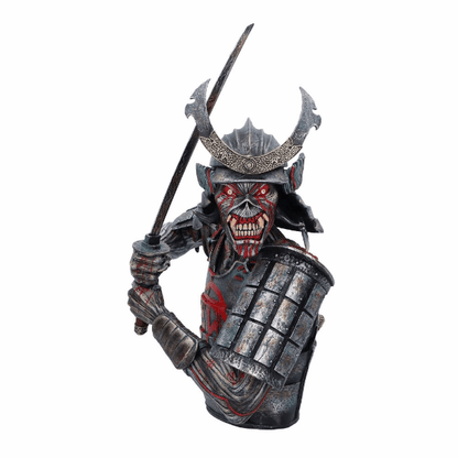Nemesis Now Iron Maiden: Senjutsu Eddie – Große Samurai-Büste & Box (41 cm) - Actionfigurenwelt - Actionfigur Sammlerstück