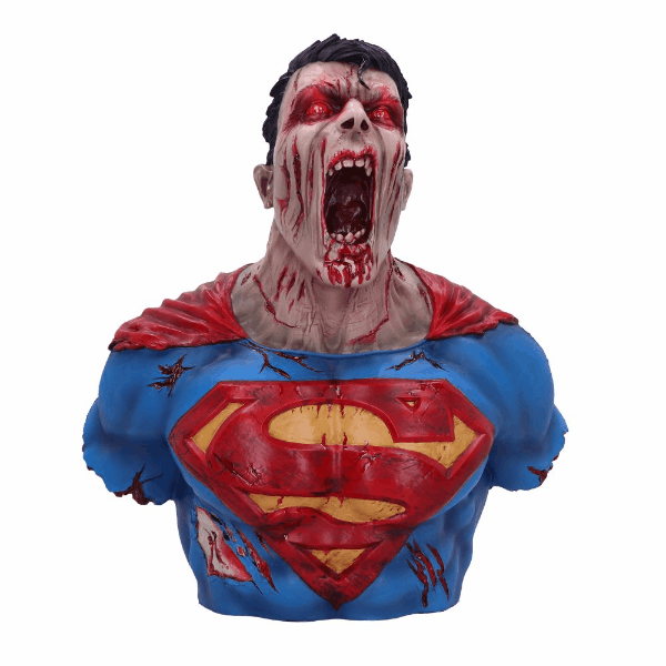 Nemesis Now DC Comics: DCeased Superman Zombie – Große Sammlerbüste (30 cm) - Actionfigurenwelt - Actionfigur Sammlerstück