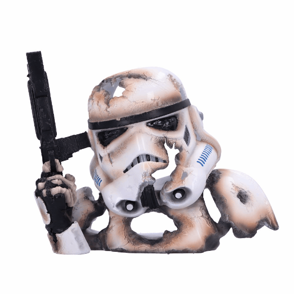 Nemesis Now Star Wars: Original Stormtrooper – Battle Damaged Büste (23,5 cm) - Actionfigurenwelt - Actionfigur Sammlerstück