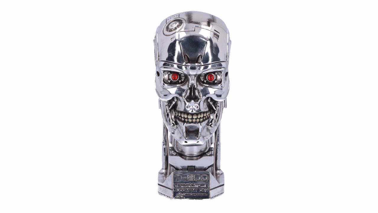 Nemesis Now Terminator 2: T-800 Endoskelett Kopf-Box (21 cm) – Sammlerfigur
