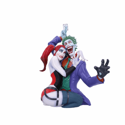 Nemesis Now DC Comics: The Joker & Harley Quinn Sammlerbüste (37,5 cm)