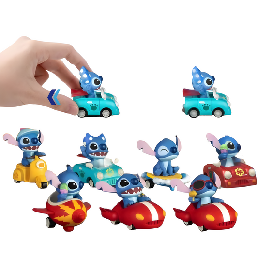 Beast Kingdom PBC-013 Lilo & Stitch Pull Back Car – 6er-Sammler-Display