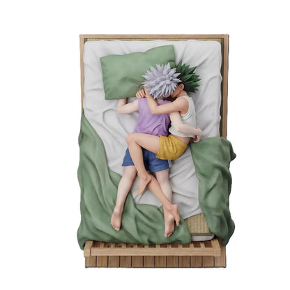 Lolita Studio HUNTER×HUNTER: Killua Zoldyck & Gon Freecss Bett-Szene – Premium Sammlerstatue (1/6 Skala)