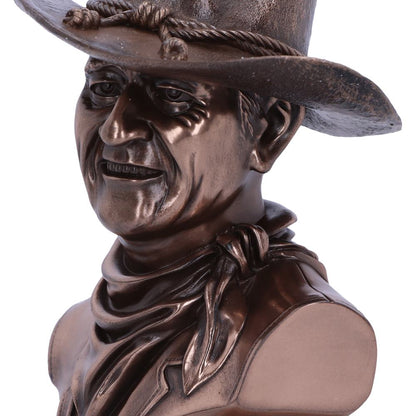 John Wayne Bronzene Büste (klein) Comancheros-Figur 18 cm
