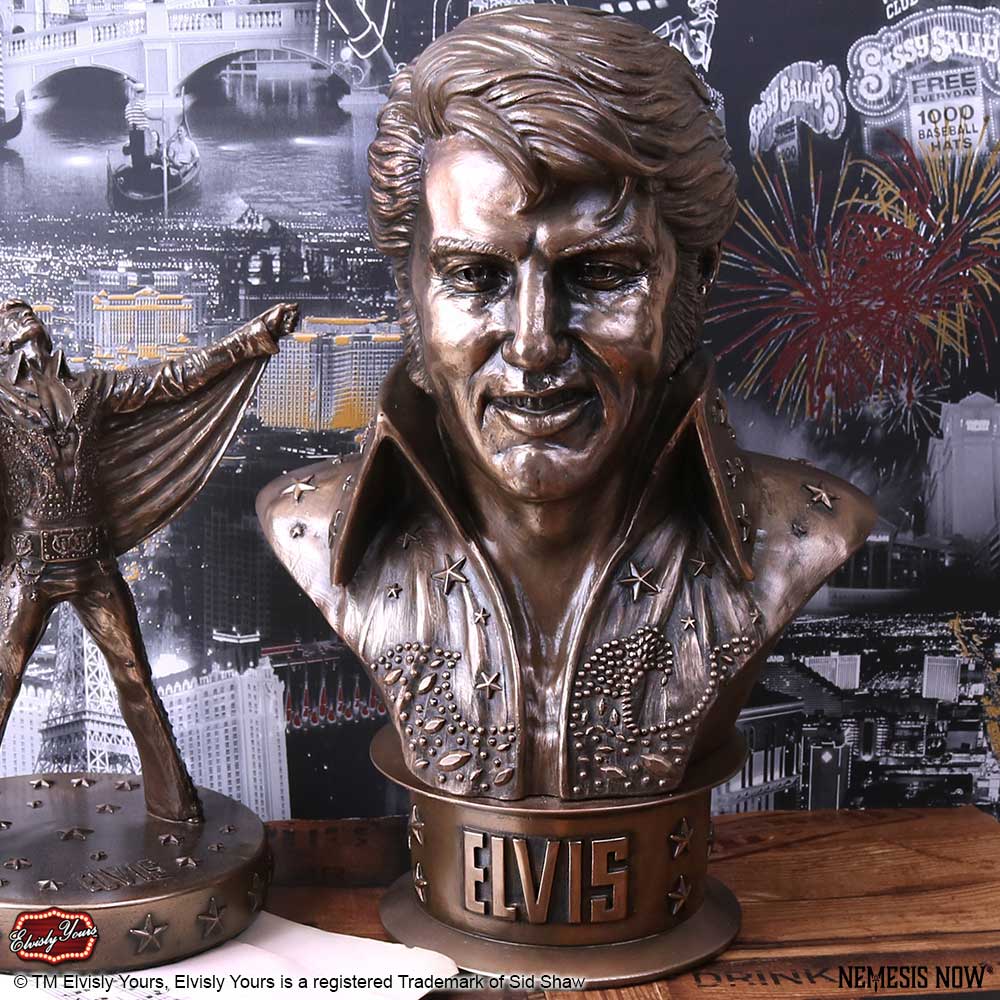 Elvisly Yours Elvis Presley-Büste, 33 cm