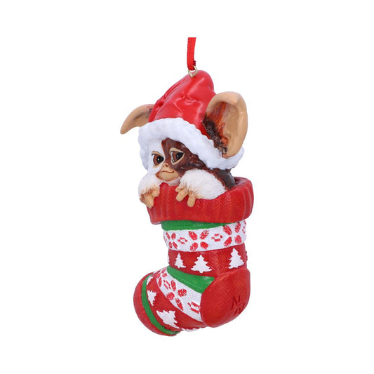 Gremlins Gizmo im Strumpf, Hängeornament, 12 cm