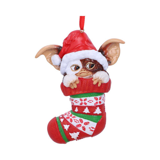 Gremlins Gizmo im Strumpf, Hängeornament, 12 cm