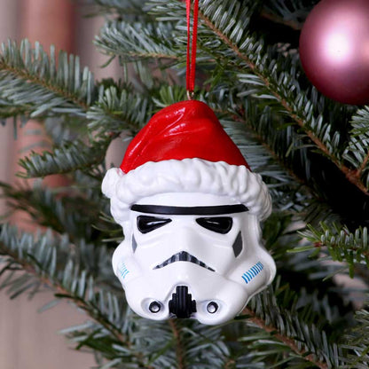 Original Stormtrooper Weihnachtsmannmütze zum Aufhängen, 8,3 cm