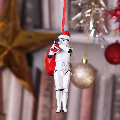 Original Stormtrooper Weihnachtsmannsack-Hängeornament, 13 cm