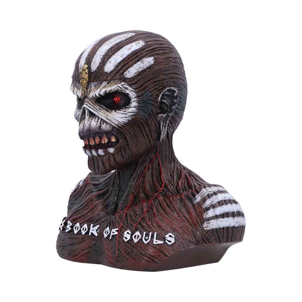 Nemesis Now Iron Maiden: The Book of Souls Eddie Büste & Box (Klein) – 12,5 cm - Actionfigurenwelt - Actionfigur Sammlerstück