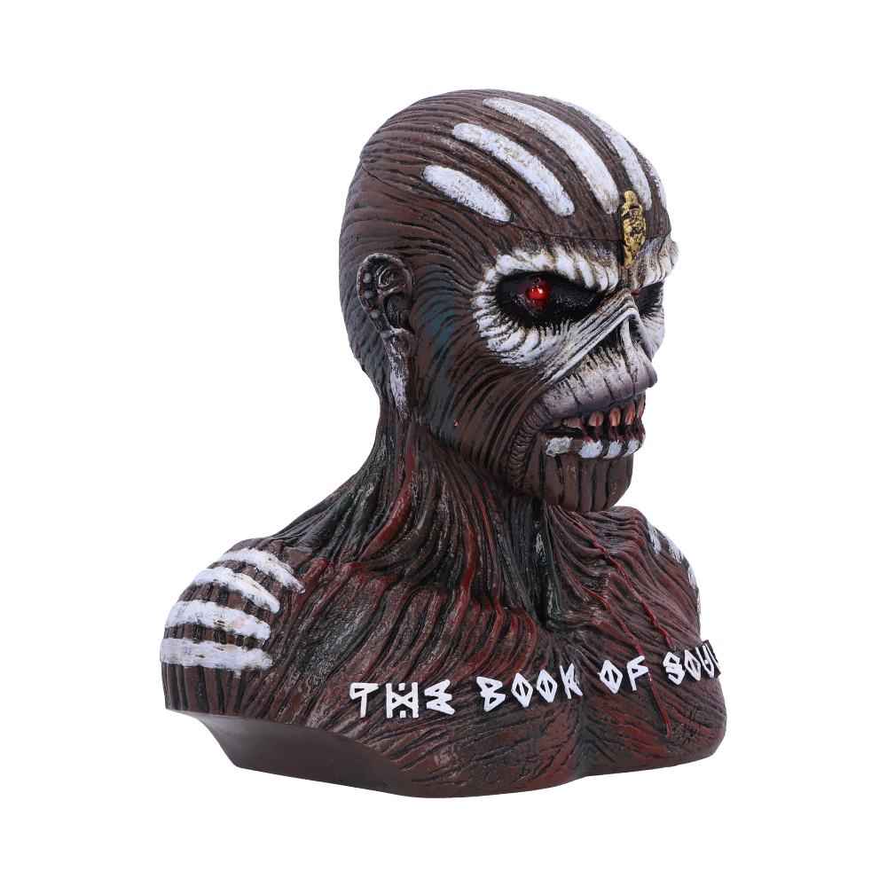 Nemesis Now Iron Maiden: The Book of Souls Eddie Büste & Box (Klein) – 12,5 cm - Actionfigurenwelt - Actionfigur Sammlerstück
