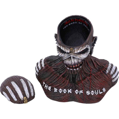 Nemesis Now Iron Maiden: The Book of Souls Eddie Büste & Box (Klein) – 12,5 cm - Actionfigurenwelt - Actionfigur Sammlerstück