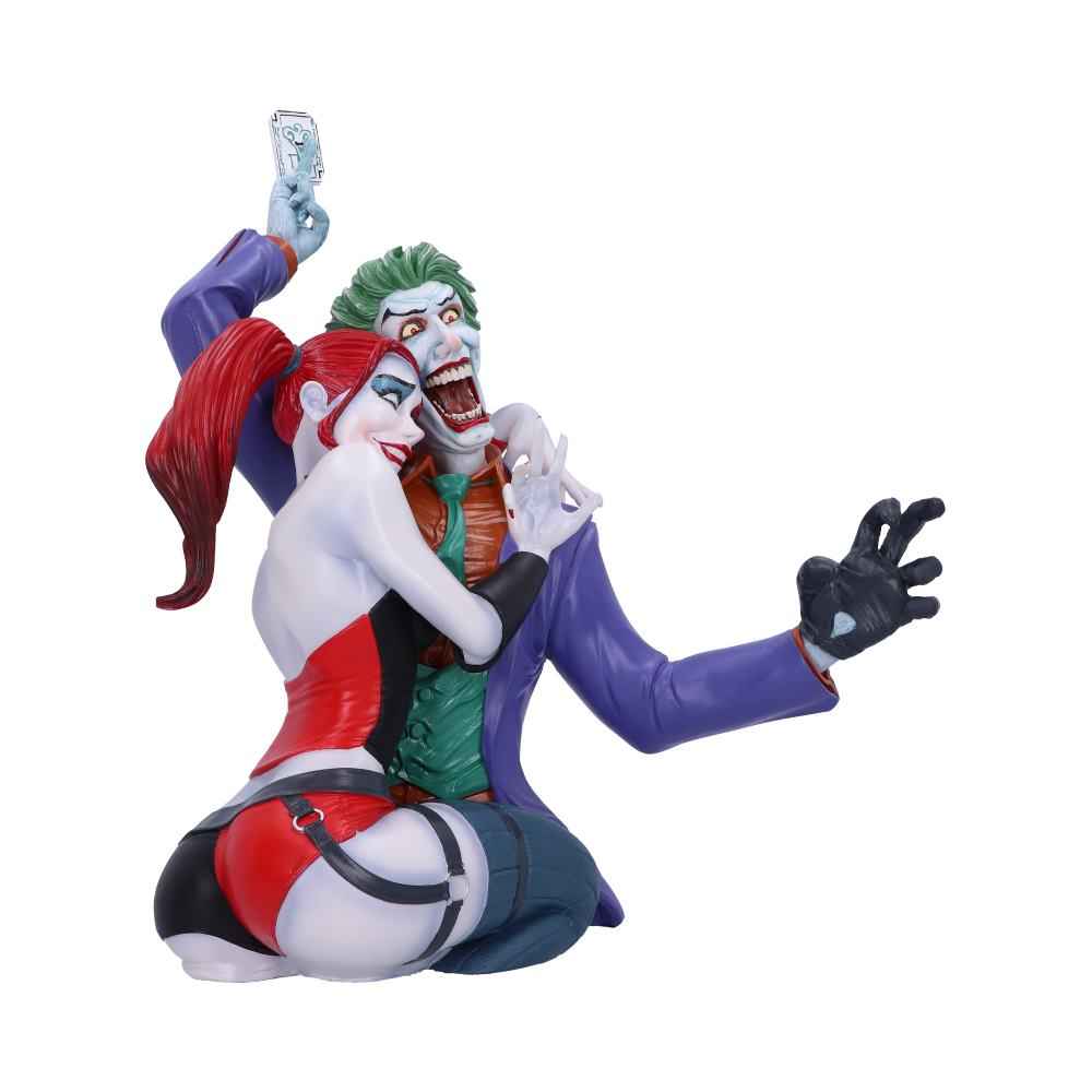 Nemesis Now DC Comics: The Joker & Harley Quinn Sammlerbüste (37,5 cm)