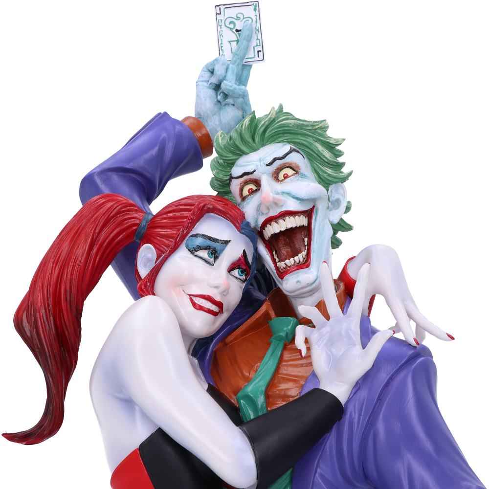 Nemesis Now DC Comics: The Joker & Harley Quinn Sammlerbüste (37,5 cm)