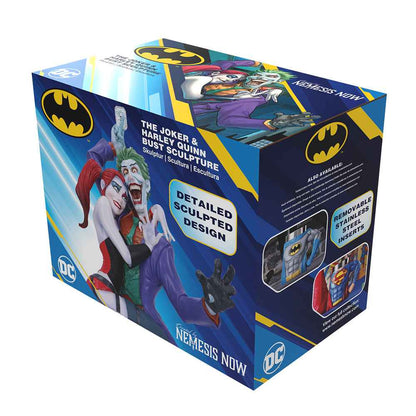 Nemesis Now DC Comics: The Joker & Harley Quinn Sammlerbüste (37,5 cm)
