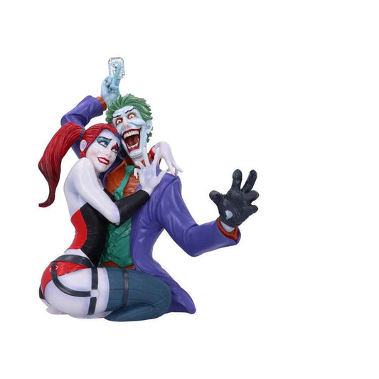Nemesis Now DC Comics: The Joker & Harley Quinn Sammlerbüste (37,5 cm)