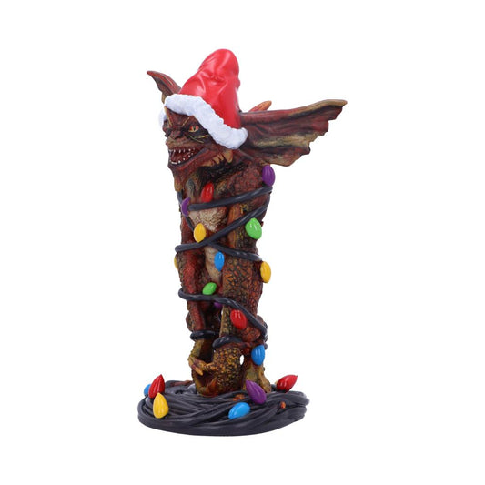 Gremlins Monster mit Irokesenschnitt in Lichterkette, 16,5 cm