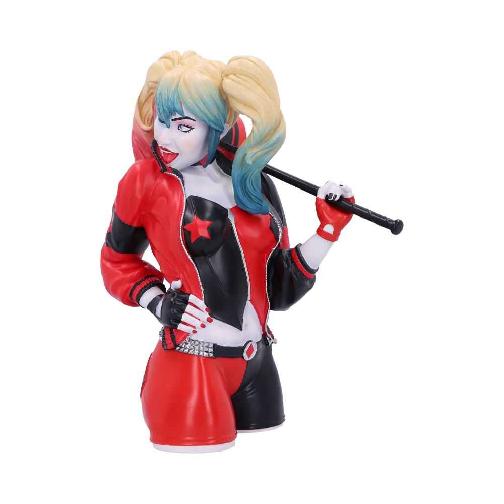 Nemesis Now DC Comics: Harley Quinn Sammlerbüste (30 cm) – Maid of Mischief
