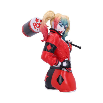 Nemesis Now DC Comics: Harley Quinn Sammlerbüste (30 cm) – Maid of Mischief