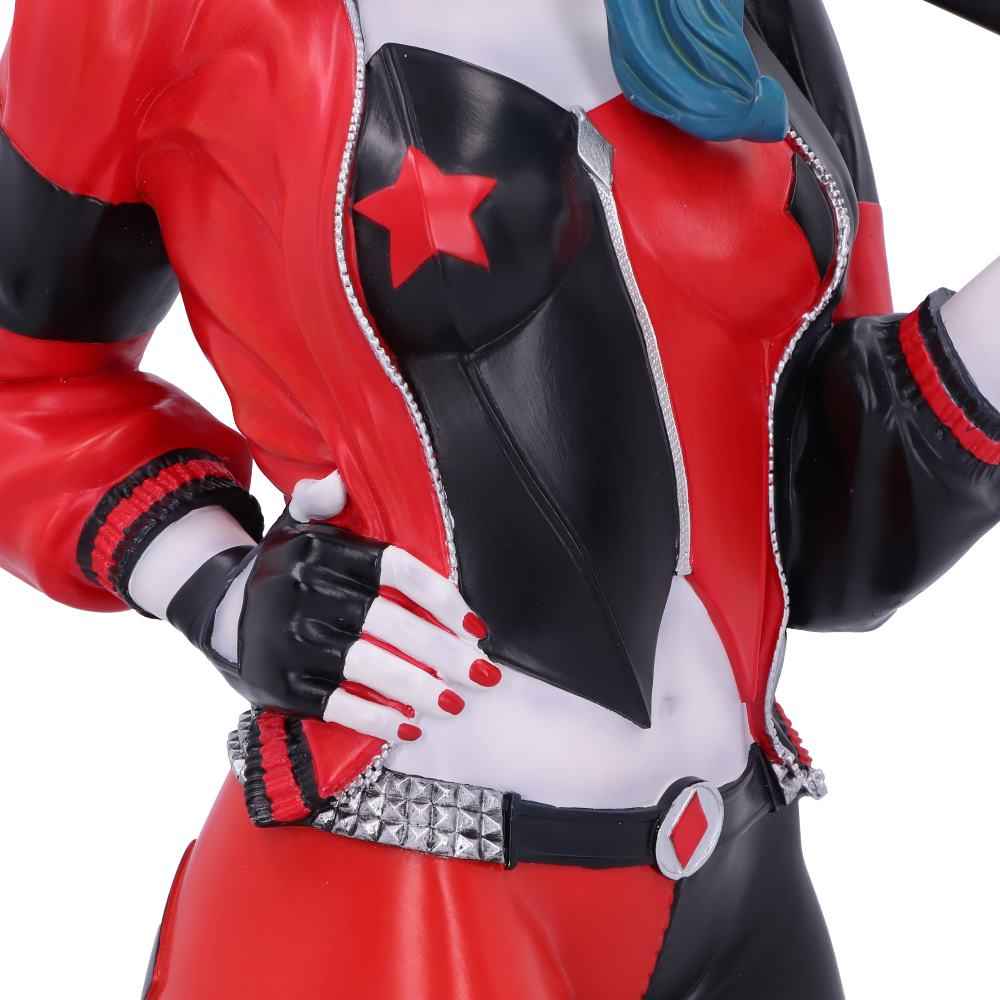 Nemesis Now DC Comics: Harley Quinn Sammlerbüste (30 cm) – Maid of Mischief