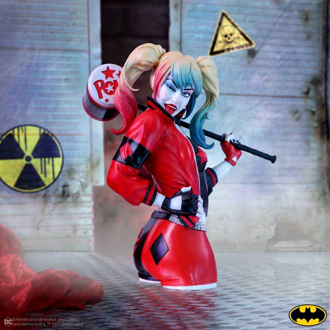 Nemesis Now DC Comics: Harley Quinn Sammlerbüste (30 cm) – Maid of Mischief
