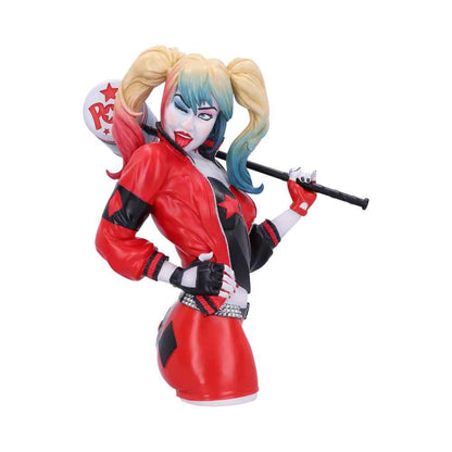 Nemesis Now DC Comics: Harley Quinn Sammlerbüste (30 cm) – Maid of Mischief