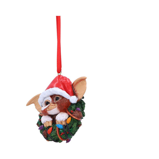Gremlins Gizmo im Kranz, Hängeornament, 10cm