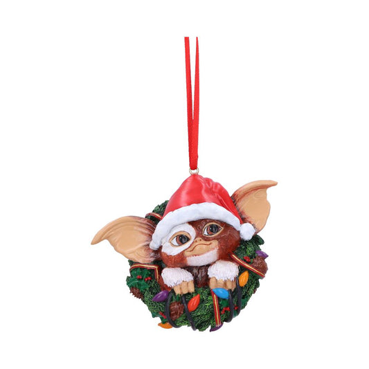 Gremlins Gizmo im Kranz, Hängeornament, 10cm