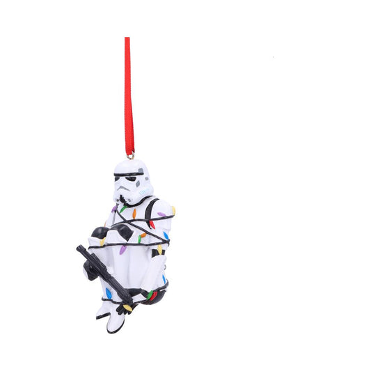 Original Stormtrooper in Lichterkette, Hängeornament, 9 cm