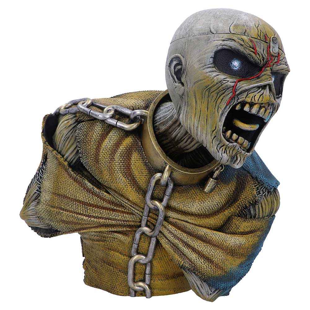 Nemesis Now Iron Maiden: Piece of Mind Eddie Büste & Box (Klein) – 12 cm - Actionfigurenwelt - Actionfigur Sammlerstück